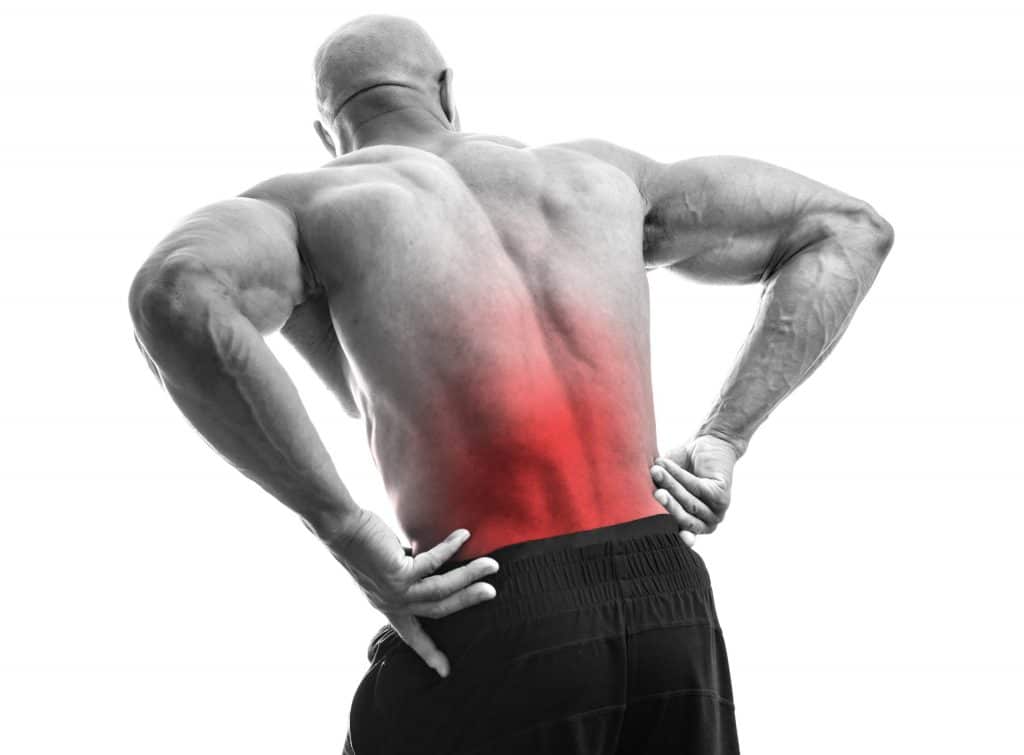 person with low back pain image