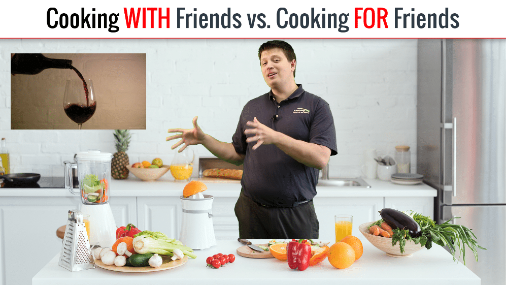 cooking with friends